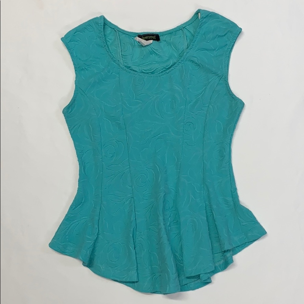 Printed Peplum Top